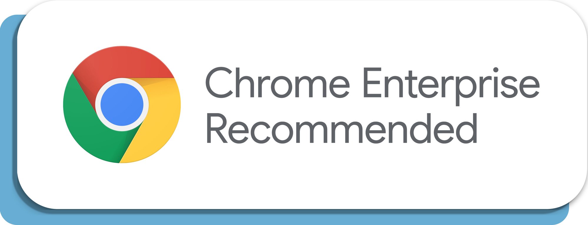 Chrome Enterprise Recommended Badge HL