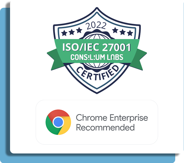 Entwined accreditations transparent