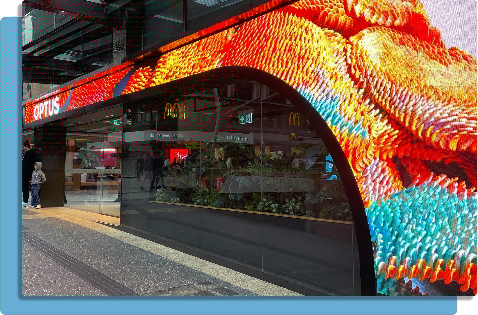 Optus - Queen St Fascade