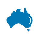 Australia shape icon